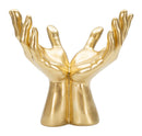 Statua Mani ""Peace"" 25x24x15 cm in Poliresina Oro