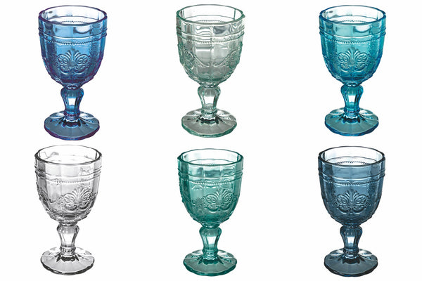 Set 6 Calici in Vetro 235 ml Villa d'Este Home Tivoli Syrah sconto