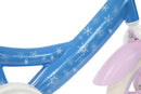Bicicletta per Bambine 12" Disney Frozen Freno Caliper e Stabilizzatori in Acciaio Hi-Ten Azzurro