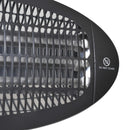 Lampada Riscaldante a Basso Consumo Radiatore per Esterni 2000W Nero 180-210 cm 