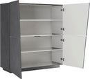 Credenza 4 Ante push-to-open 120x43x126 cm Vega Ardesia