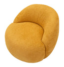 Poltrona Ginevra Senape 81x78x64 cm in Compensato e Spugna e Poliestere Senape      