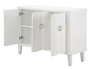 Mobile Shine 120x84x40 cm in Legno MDF e Metallo Bianco