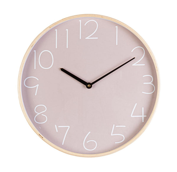 sconto Orologio da Parete Ø40,8x4,8 cm in Legno Lorens Tortora