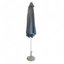 Ombrellone da Giardino Ø3 m Palo Ø48 mm Poly Eco in Acciaio Telo Grigio