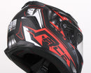 Casco Integrale per Scooter Visiera Lunga CGM Jerez 307G Rosso Opaco Varie Misure