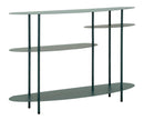 Console Saturno Plus Ottanio 118x34x82 cm in Metallo Verde acqua      
