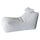 Lettino Chaise Lounge 120x70x65 cm con Cuscino in Poliestere Armonia Bianco