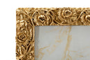 Cornice Poppy 25,3x2x30,3 cm in Resina e Vetro Oro      