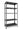 Scaffale a Incastro RAKO 100x40x187 cm 5 Ripiani Portata 150 kg in Metallo Grigio Scuro