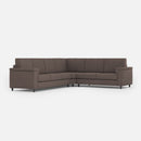 Divano Angolare 6 Posti 286x246x85 cm Marrak in Tessuto Talpa