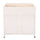 Mobile Lavatoio da Esterno in Polipropilene e Alluminio 75x60x83 cm con Vasca Singola Bianco