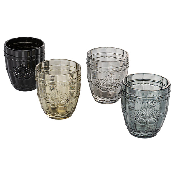 Set 4 Bicchieri Acqua Syrah Stones in Vetro VdE Tivoli 1996 Grigio acquista