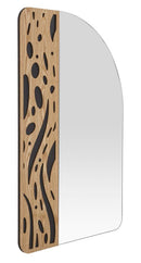 Specchio da Muro Terry 60x1x90 cm in MDF e Specchio Multicolor      