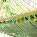 Amaca da Giardino 2 Posti 400x140 cm con Cuscino in Tessuto Multicolore