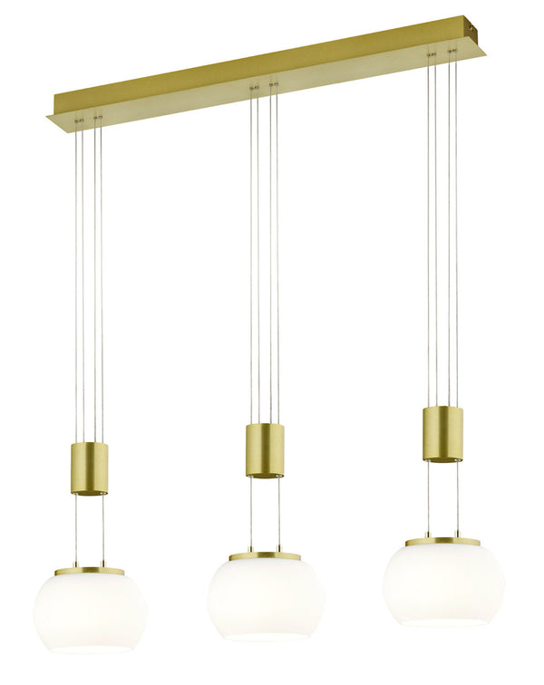 Lampada a Sospensione da Interno a LED in Alluminio Ottone Opaco sconto