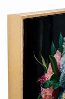 Dipinto su Tela Laccato Moira con Cornice 52x4x102 cm in Pino e Tela e Plastica      