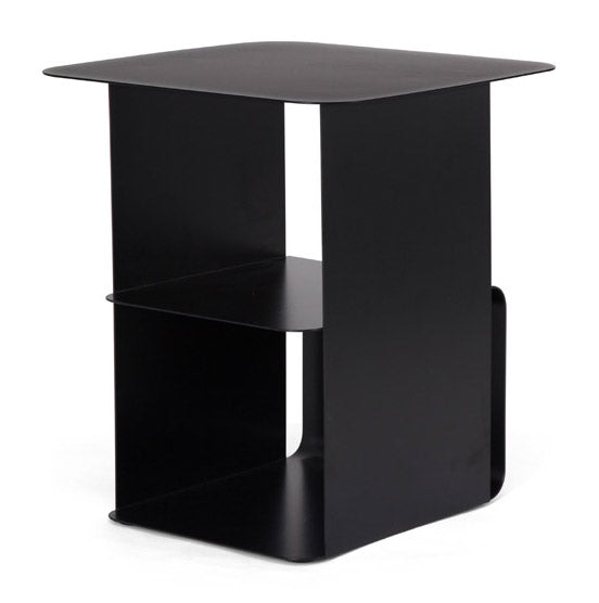 acquista Tavolino Moderno 41x41x45,5 cm in Acciaio Nero