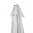 Ombrellone da Giardino 2,95x2,50 m Palo Ø38 mm in Alluminio con Manovella Bianco 