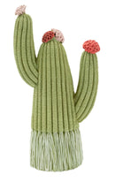 Cactus 10,5x6,5x20,5 cm in Resina Multicolor      