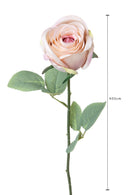 Set 12 Rose Artificiali Boccio 55 cm 
