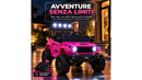Macchina Elettrica per Bambini Licenza Jeep Wrangler Rubicon 12V con Sedili in Pelle e Telecomando Fucsia 