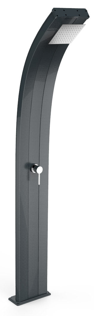 prezzo Doccia Solare da Giardino 40L Miscelatore Arkema Dada Grigio Antracite