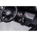 Macchina Elettrica per Bambini Fuoristrada Jeep Wrangler Rubicon 12V con Telecomando Bianco