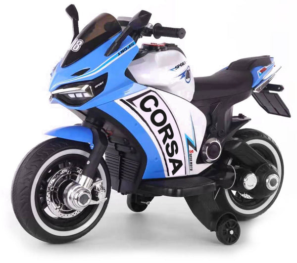 sconto Moto Elettrica per Bambini 12V Miller Corsa Blu