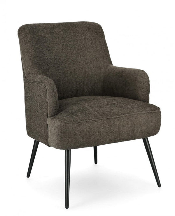 acquista Poltrona Soggiorno 60x67x79 cm Adeline in Tessuto Timo