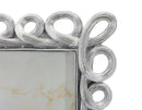 Cornice Hollow 20,8x1,9x25,9 cm in Resina e Vetro Argento      