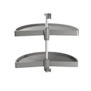 Cestello Girevole Ø65 cm per Mobile da Cucina 80 cm in Plastica Emuca Grigio