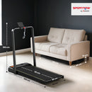 Tapis Roulant Pieghevole con Inclinazione Regolabile Velocità 1-10 km/h Display LED Telaio in Acciaio Nero   