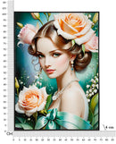 Dipinto su Tela Laccato Fantasy con Cornice 72x4x102 cm in Pino e Tela e Plastica      