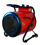 Generatore di Aria Calda Riscaldatore Elettrico 5000W Jessen MHTeam EH4-05 Rosso