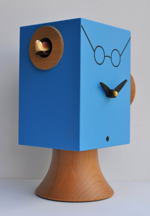 prezzo Orologio a Cucù da Appoggio 15X24X11Cm Pirondini Italia Faccine J.Lennon Blu Chiaro