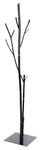 Appendiabiti da Terra 33x33x178 cm in Ferro Battuto Vasconi Bamboo Nero