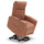 Poltrona Alzapersona Elettrica 2 motori 74x80x105 cm in Tessuto  Londra Terra