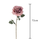 Set 4 Rose Artificiali Madonna Altezza 70 cm Rosa