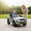 Macchina Elettrica per Bambini Licenza Land Rover Evoque 12V con Telecomando Grigio