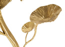 Tavolino Tisty 40x60x30 cm in Ferro e MDF Oro