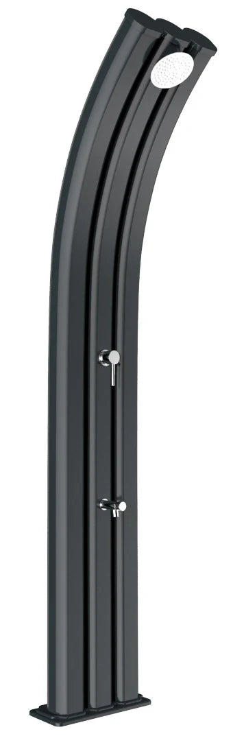 Doccia Solare da Giardino 75L Miscelatore e Lavapiedi Arkema Energy Pro Grigio Antracite sconto