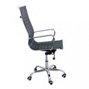 Poltrona da Ufficio Isabelle 60x60x115/125 h cm in Poliuretano Nero