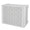 Copri Condizionatore da Esterno Medium 100x54/60x85 cm in Acciaio Zincato Bianco