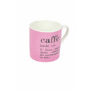 Set 6 tazzine Caffè Ø6x6 cm in New Bone China VdE Tivoli 1996 Colours