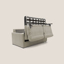 Divano Letto 3 Posti 196x102x97 cm in Tessuto Panna