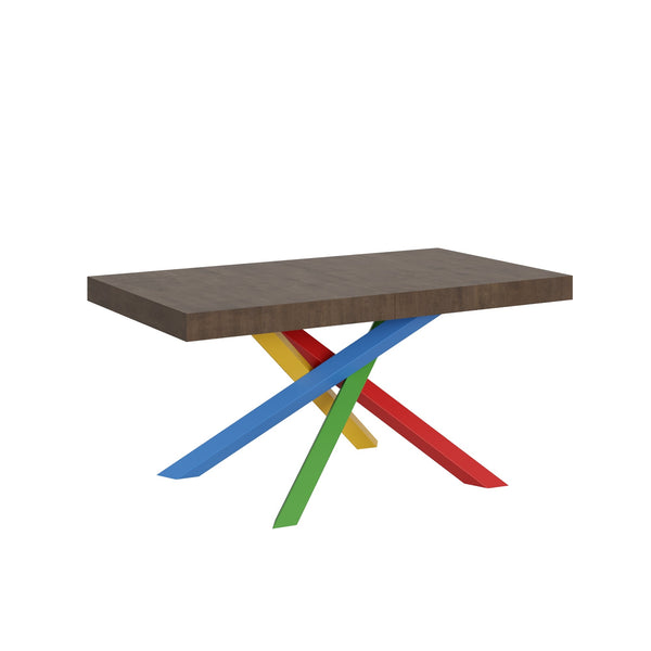 sconto Tavolo Allungabile 160-420x90x77 cm Volantis Noce