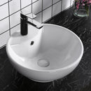 Lavabo da Appoggio 45,5x46x18 cm in Ceramica  Bianco