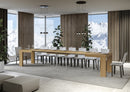 Tavolo Allungabile 120/380x90 cm Roxell Quercia Natura      