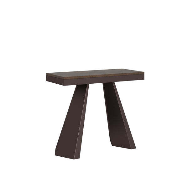 acquista Consolle Allungabile 90-300x40x77 cm in Nobilitato Marrone